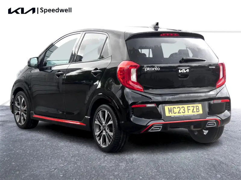 Kia Picanto 1.0 Dpi Gt-line Euro 6 Ss MC23FZB Black #6
