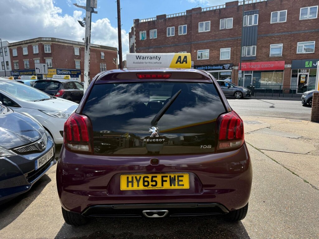 Peugeot 108 1.2 Vti Puretech Feline Euro 5 HY65FWE Purple #5