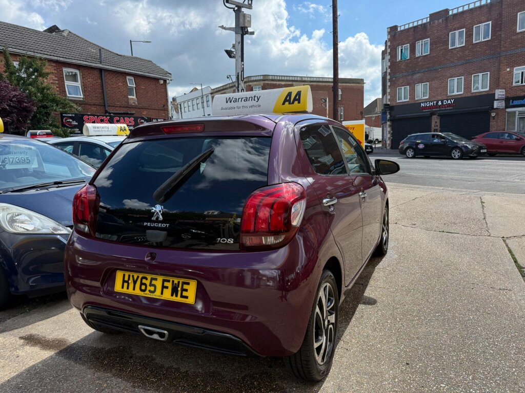 Peugeot 108 1.2 Vti Puretech Feline Euro 5 HY65FWE Purple #6