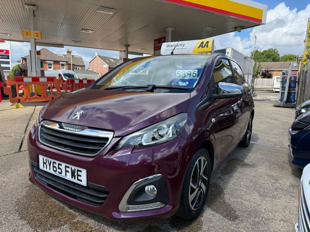 Peugeot 108 1.2 Vti Puretech Feline Euro 5 HY65FWE Purple #3