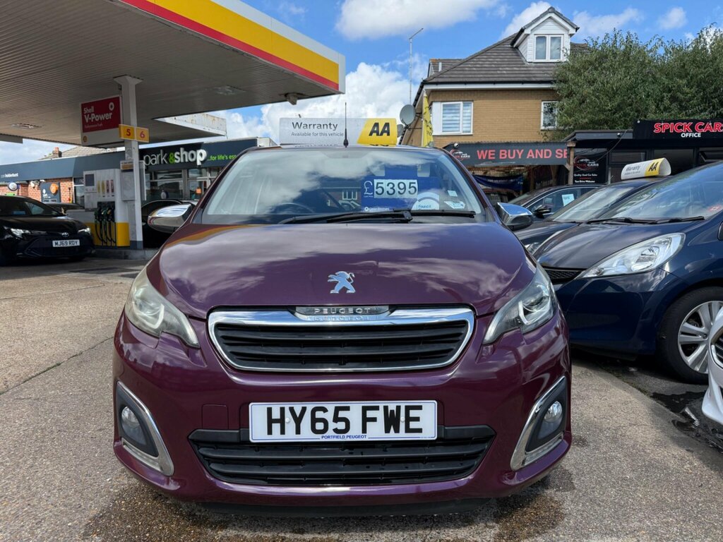 Peugeot 108 1.2 Vti Puretech Feline Euro 5 HY65FWE Purple #2