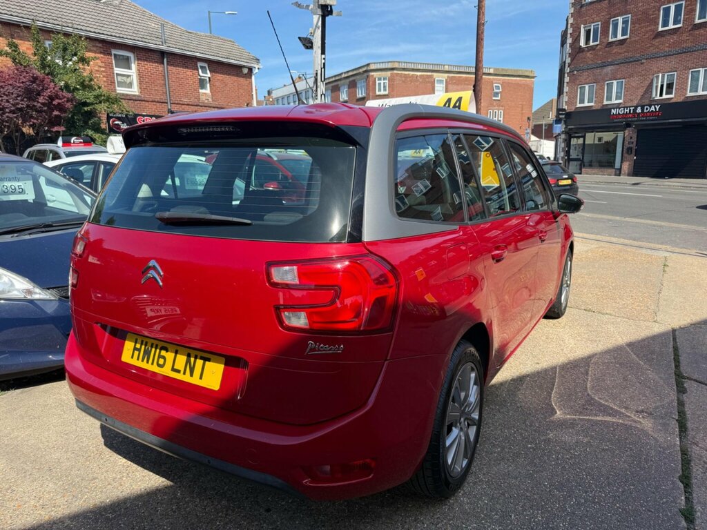 Citroen Grand C4 Picasso 1.6 Bluehdi Exclusive Eat6 Euro 6 Ss Red #6
