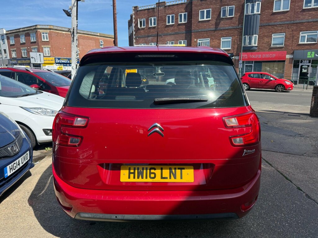 Citroen Grand C4 Picasso 1.6 Bluehdi Exclusive Eat6 Euro 6 Ss Red #5