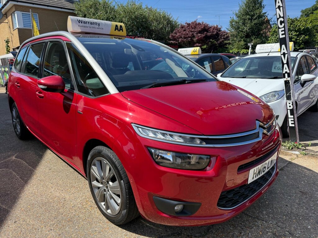 Citroen Grand C4 Picasso 1.6 Bluehdi Exclusive Eat6 Euro 6 Ss Red