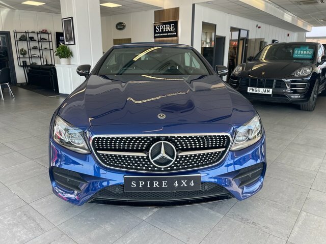 Mercedes-Benz E Class E220d Amg Line Cabriolet Blue #2