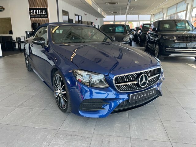 Mercedes-Benz E Class E220d Amg Line Cabriolet Blue