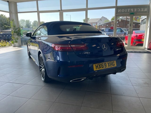 Mercedes-Benz E Class E220d Amg Line Cabriolet Blue #6
