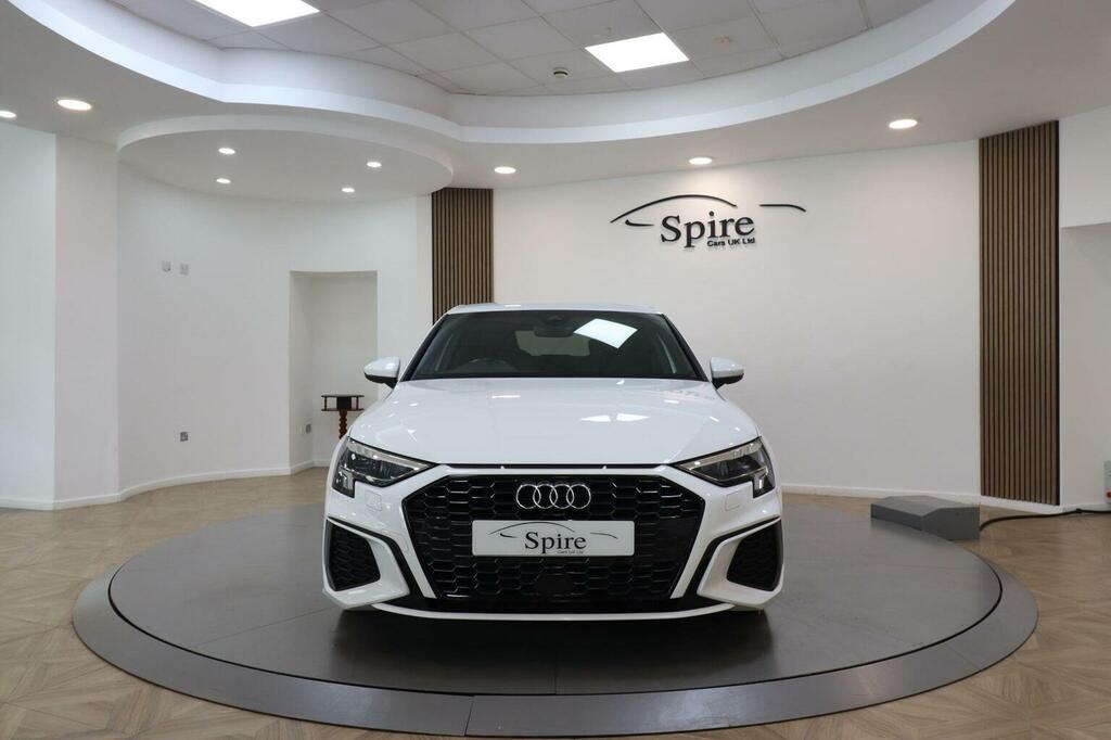 Audi A3 1.0 Tfsi 30 S Line S Tronic Euro 6 Ss White #2