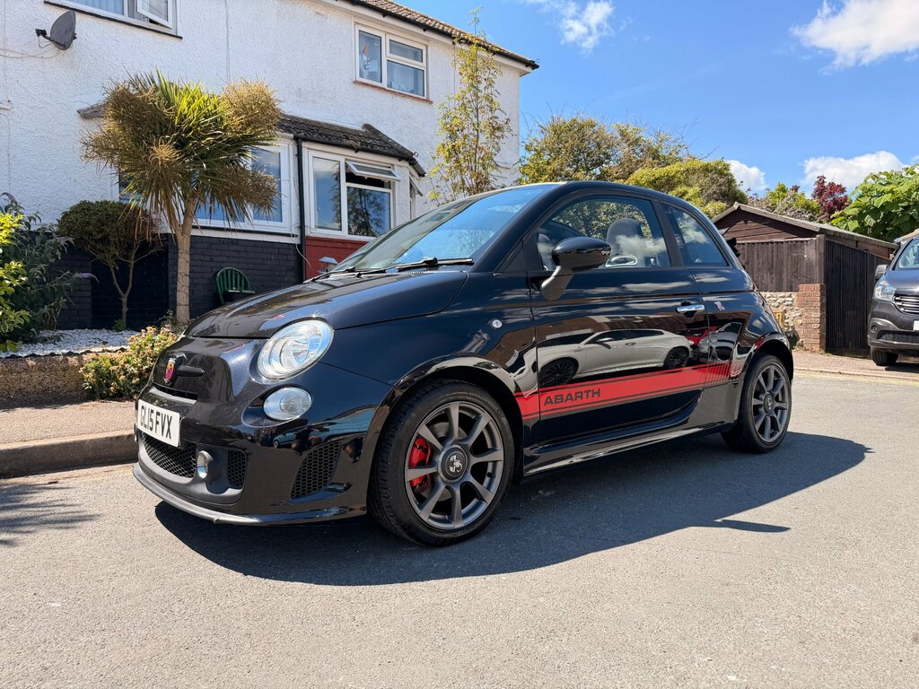Abarth 500 1.4 T-jet Convertible Euro 5 13 Black #2