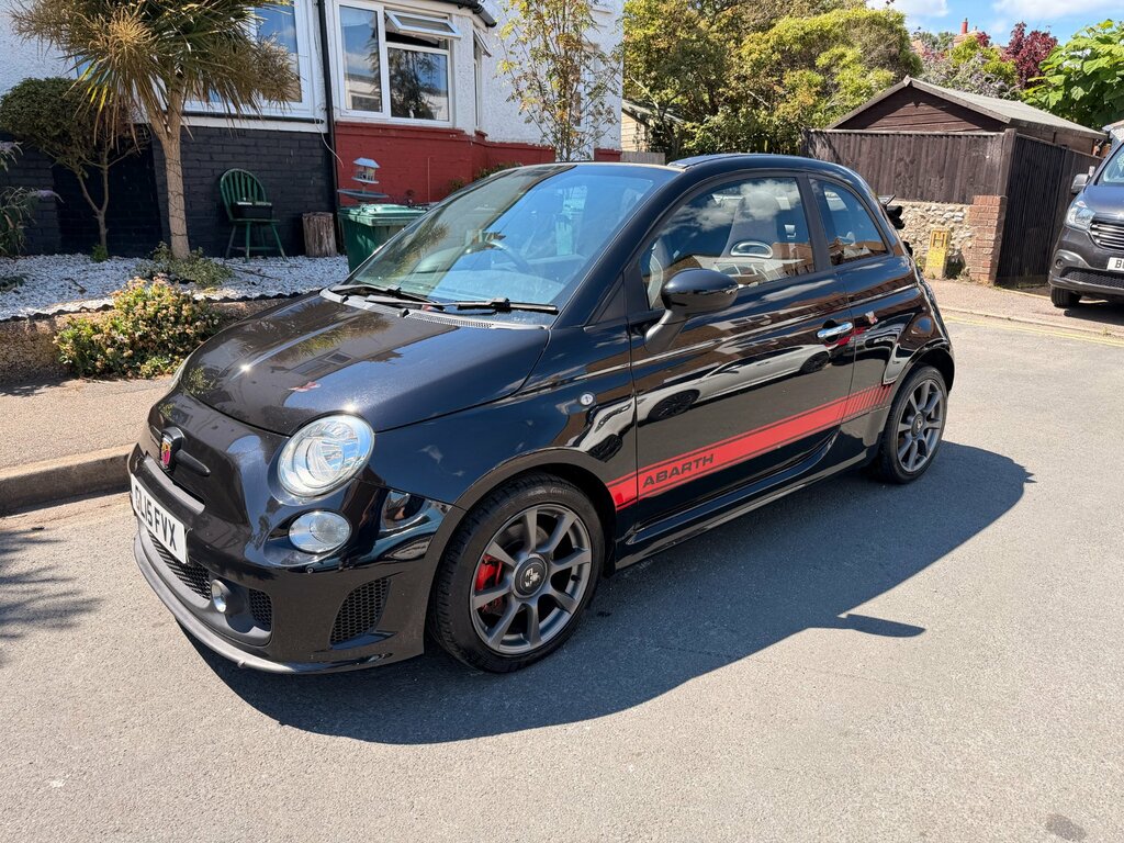 Abarth 500 1.4 T-jet Convertible Euro 5 13 Black #6