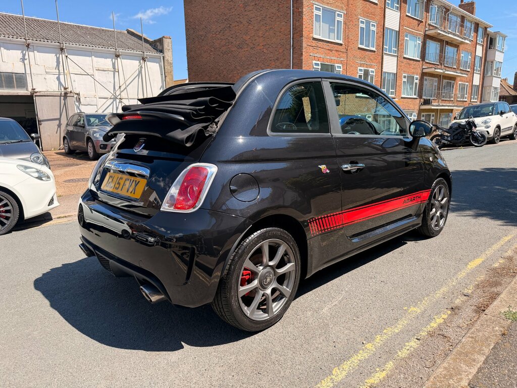 Abarth 500 1.4 T-jet Convertible Euro 5 13 Black #4