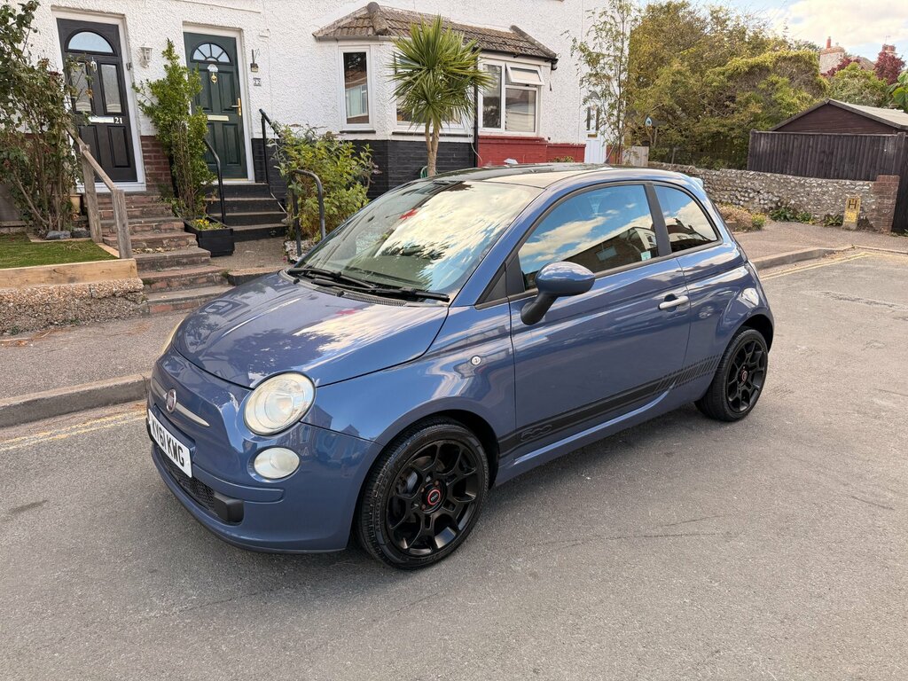 Fiat 500 0.9 Twinair Plus Hatchback Euro Blue #2