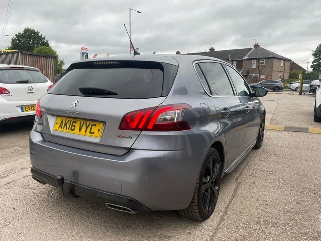 Peugeot 308 Bluehdi Gt Line Hatchback AK16VYC Grey #3