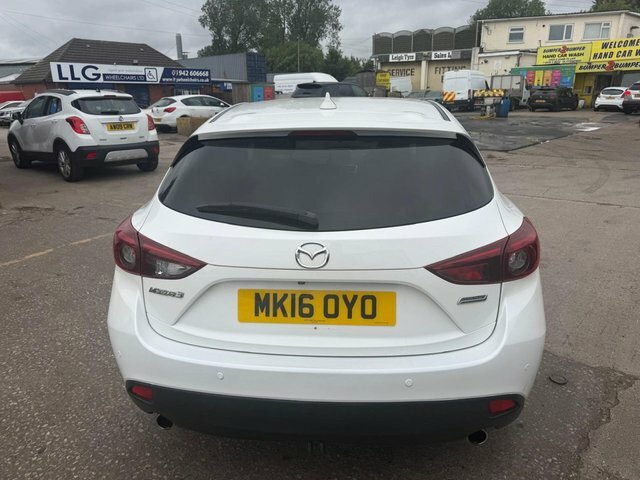 Mazda 3 Skyactiv-d Sport Nav Hatchback White #6