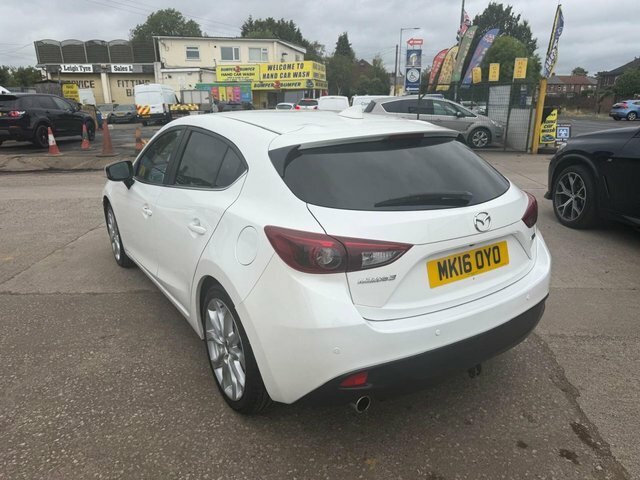 Mazda 3 Skyactiv-d Sport Nav Hatchback White #5
