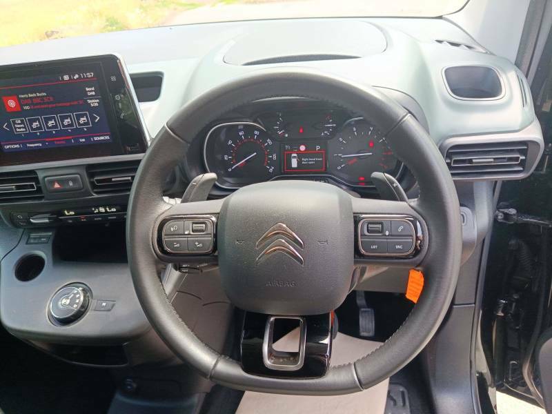 Citroen Berlingo 1.2 Puretech Flair Xtr M Mpv Eat Euro 6 BK72KRV Black #3