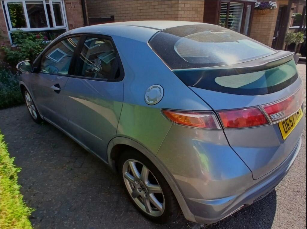Honda Civic Ex Blue #3
