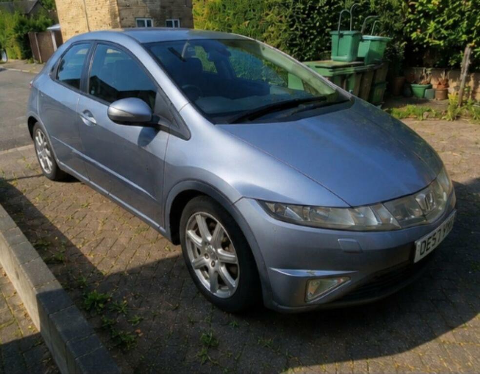 Honda Civic Ex Blue #2