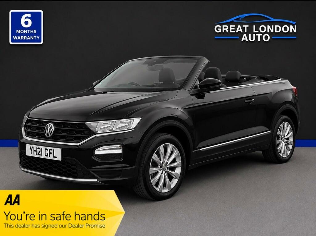 Volkswagen T-Roc 1.5 Tsi Evo Design Cabriolet Euro 6 Ss Black