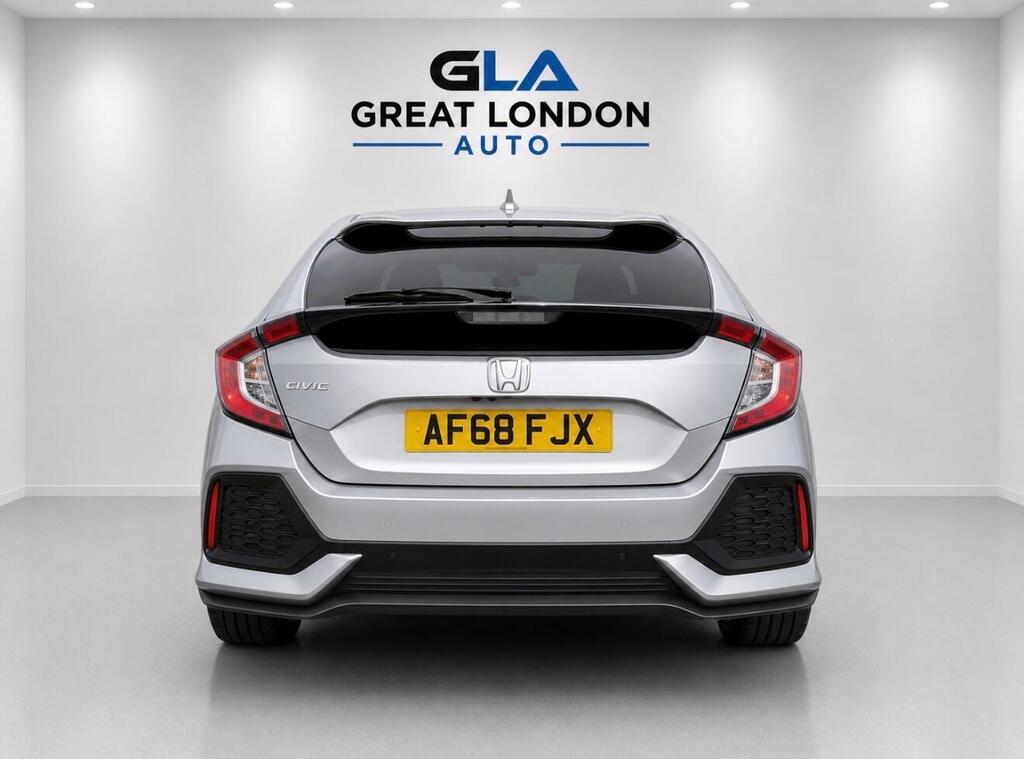 Honda Civic 1.0 Vtec Turbo Sr Cvt Euro 6 Ss Silver #6