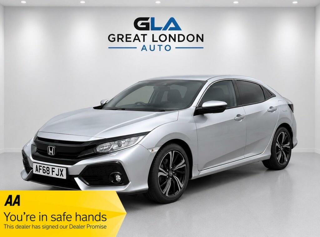 Honda Civic 1.0 Vtec Turbo Sr Cvt Euro 6 Ss Silver