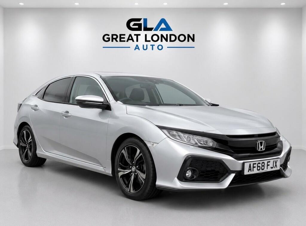 Honda Civic 1.0 Vtec Turbo Sr Cvt Euro 6 Ss Silver #3