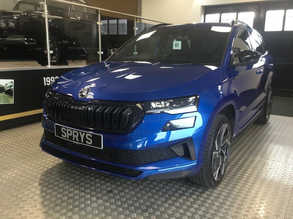 Skoda Karoq 1.5 Tsi Act Sportline Edition Euro 6 Ss Blue #4