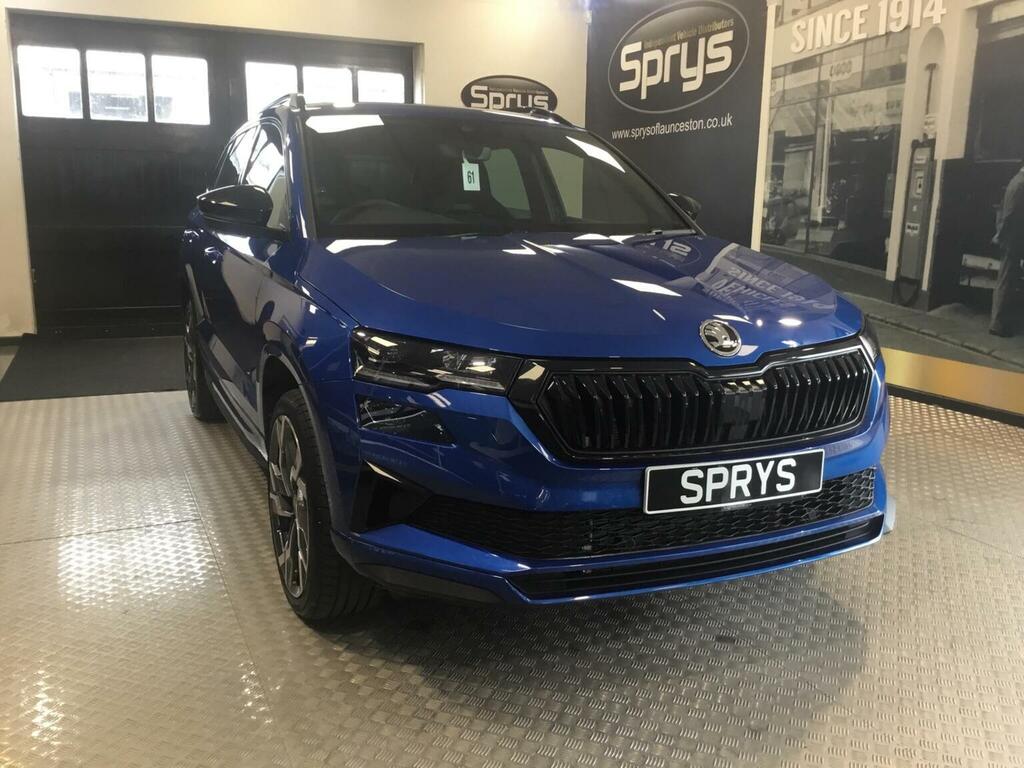 Skoda Karoq 1.5 Tsi Act Sportline Edition Euro 6 Ss Blue #2
