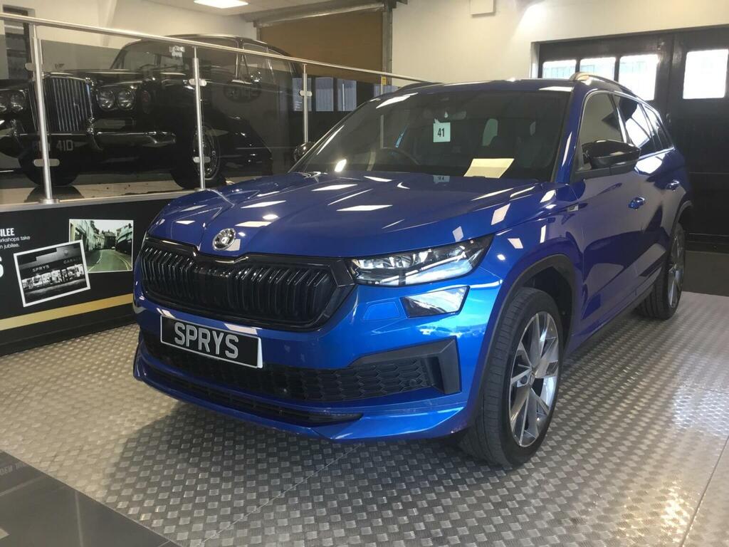 Skoda Kodiaq Suv 1.5 Tsi Act Sportline Dsg Euro 6 Ss 7 EU22JWV Blue #5