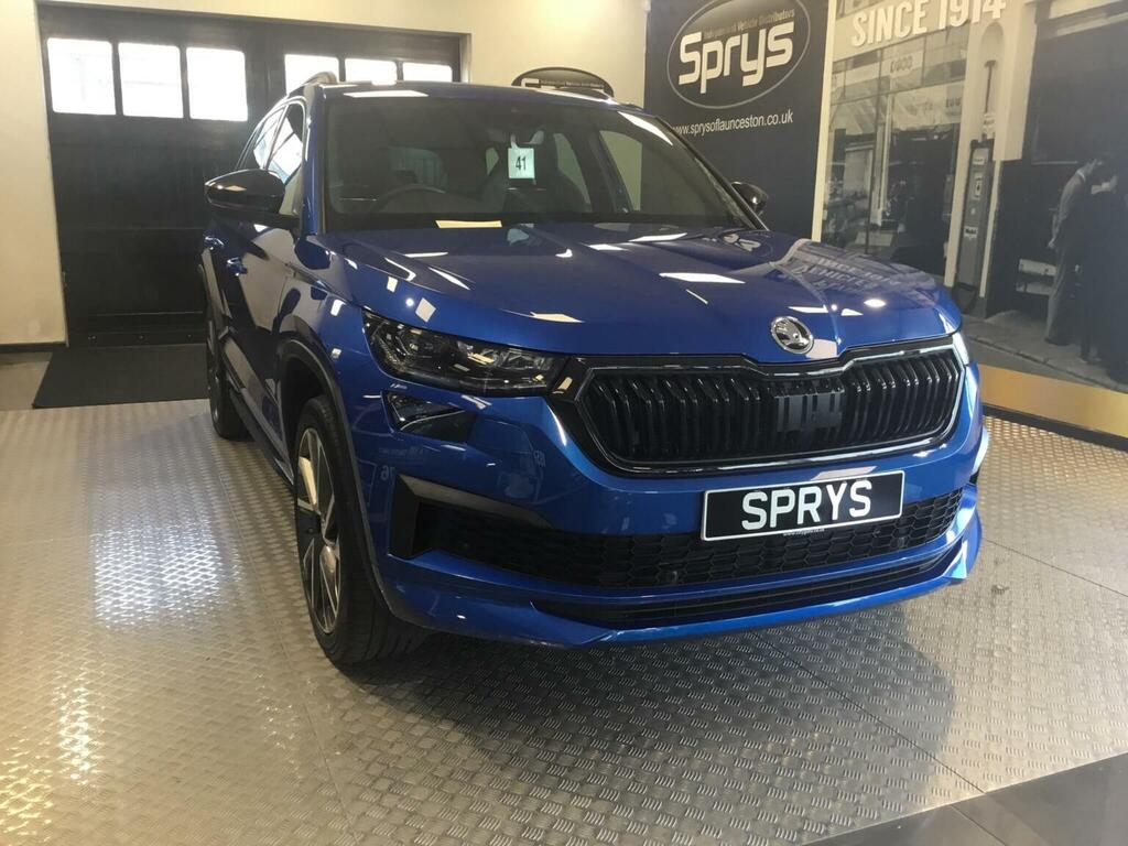 Skoda Kodiaq Suv 1.5 Tsi Act Sportline Dsg Euro 6 Ss 7 EU22JWV Blue #2