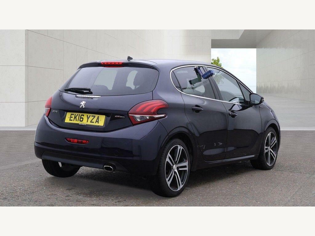Peugeot 208 1.2 Puretech Gt Line Euro 6 Ss Blue #4