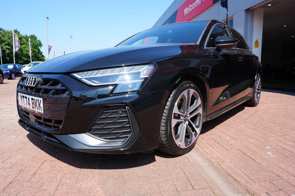 Audi A3 2.0 Tdi 35 S Line Sportback S Tronic Eu Black #3