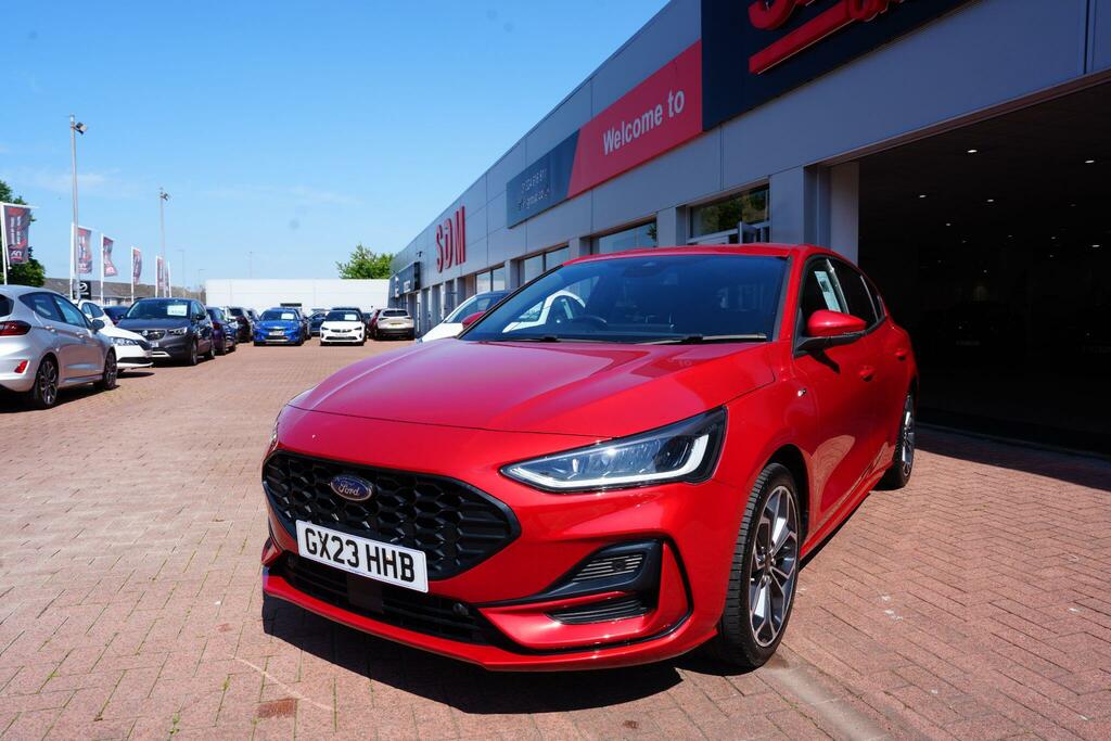 Ford Focus 1.0T Ecoboost Mhev St-line X Edition Hatchback GX23HHB Red #4
