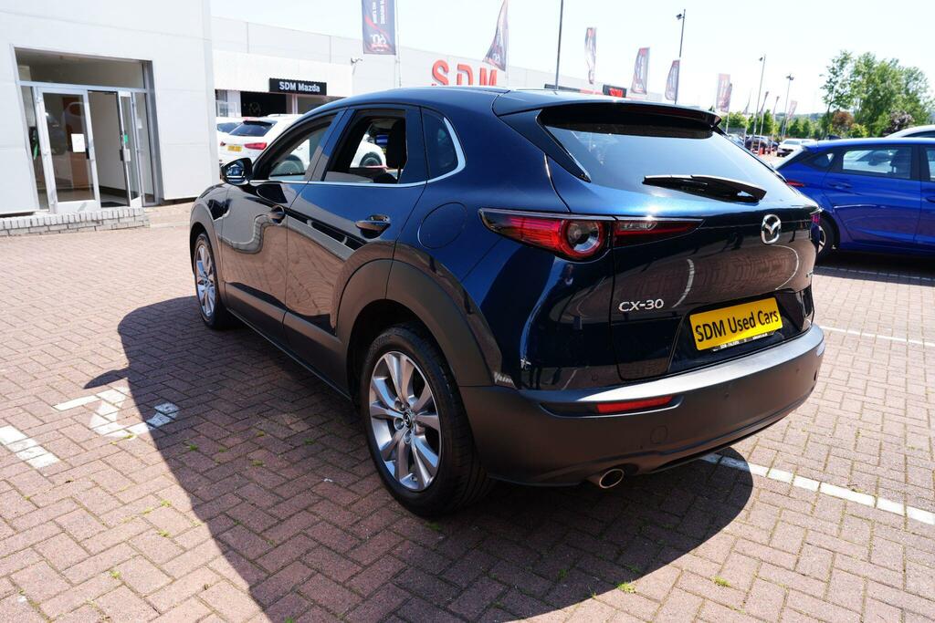 Mazda CX-30 2.5 E-skyactiv G Mhev Exclusive-line Suv Petro MC74UYE Blue #4