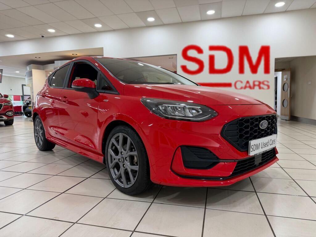 Ford Fiesta 1.0T Ecoboost Mhev St-line Edition Hatchback P Red