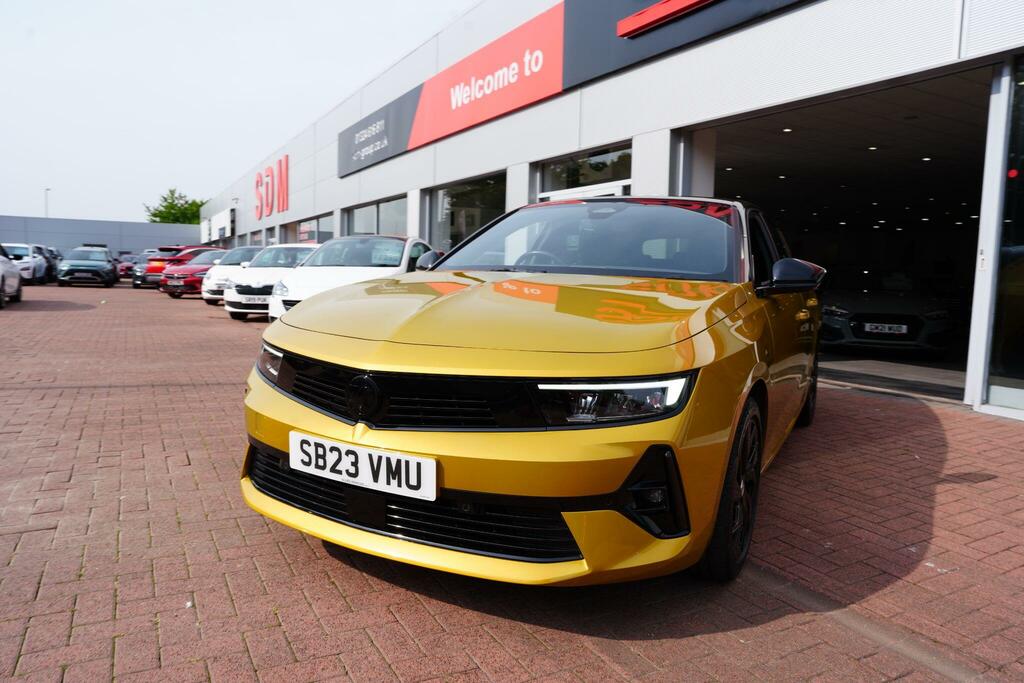 Vauxhall Astra 1.2 Turbo Gs Hatchback Euro 6 Ss SB23VMU Yellow #2