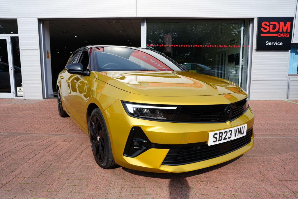 Vauxhall Astra 1.2 Turbo Gs Hatchback Euro 6 Ss SB23VMU Yellow
