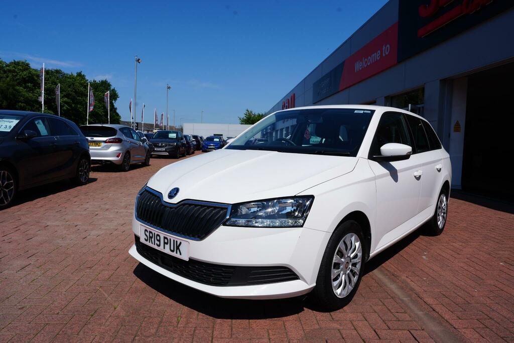 Skoda Fabia 1.0 Tsi S Estate Euro 6 Ss 1 White