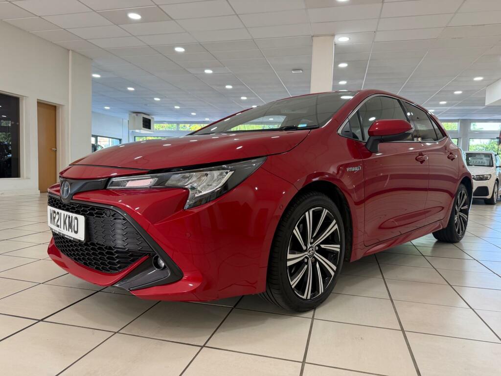Toyota Corolla 1.8 Vvt-h Gpf Design Hatchback Hybrid C Red #3
