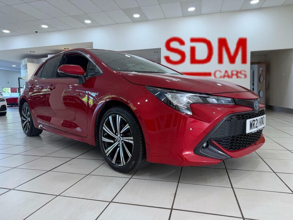 Toyota Corolla 1.8 Vvt-h Gpf Design Hatchback Hybrid C Red