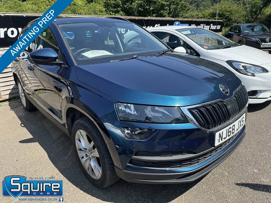Skoda Karoq Tdi Se Technology U1643 Ulez Blue
