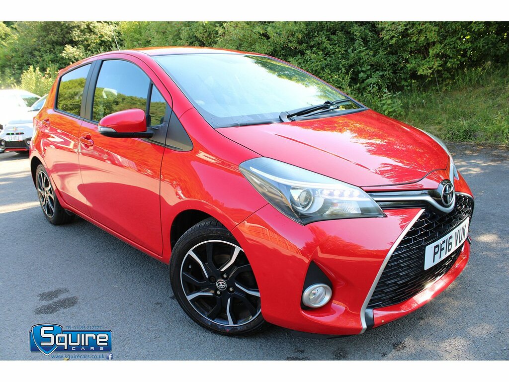 Toyota Yaris Dual Vvt-i Design U1632 Ulez Red