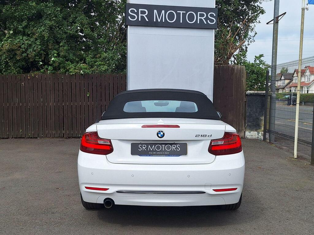 BMW 2 Series Convertible 2.0 218D Sport Euro 6 Ss 2015 White #5