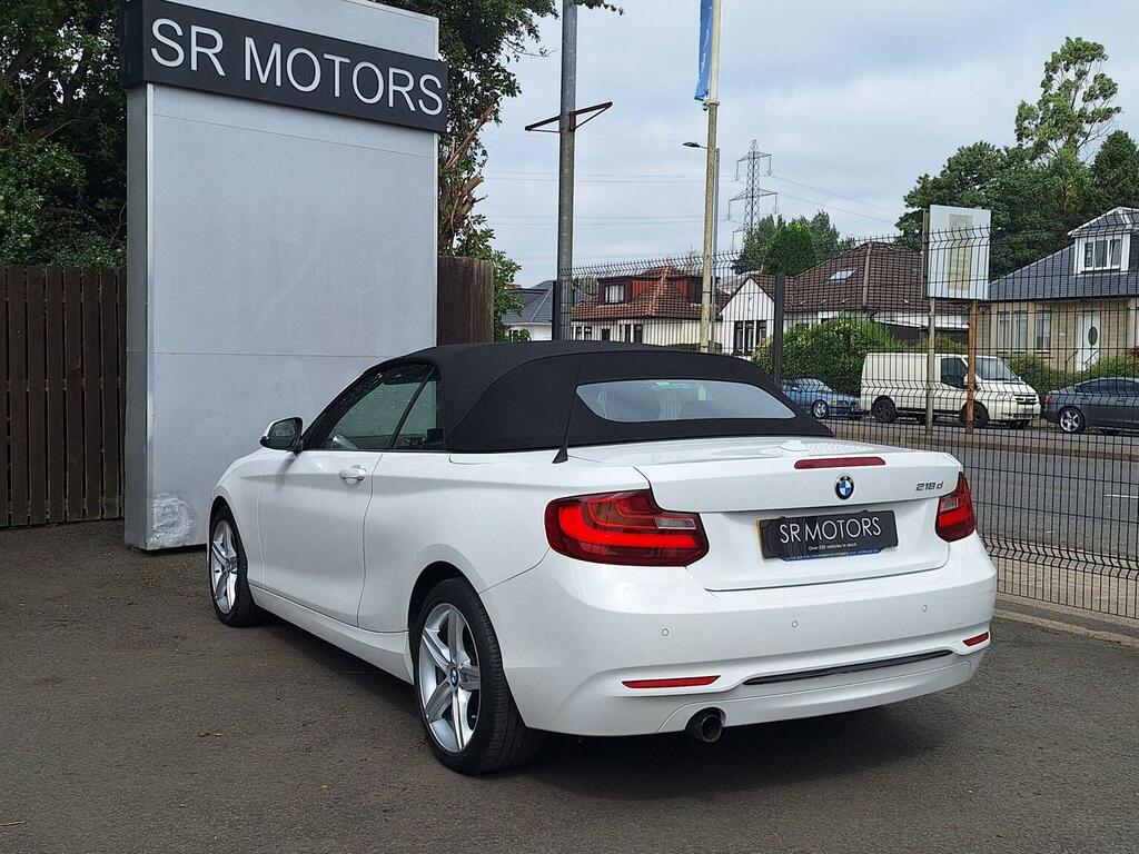 BMW 2 Series Convertible 2.0 218D Sport Euro 6 Ss 2015 White #4