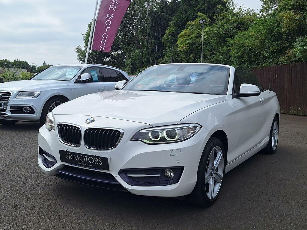BMW 2 Series Convertible 2.0 218D Sport Euro 6 Ss 2015 White #3