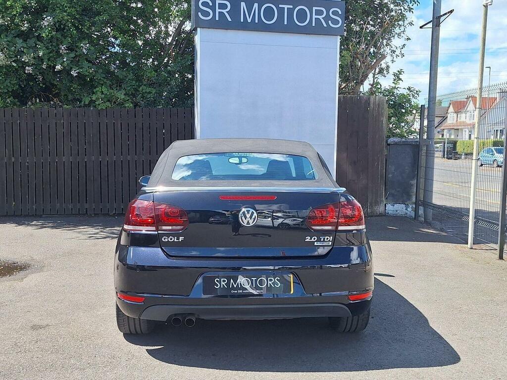 Volkswagen Golf Convertible 2.0 Tdi Bluemotion Tech Gt Cabriolet E Black #5