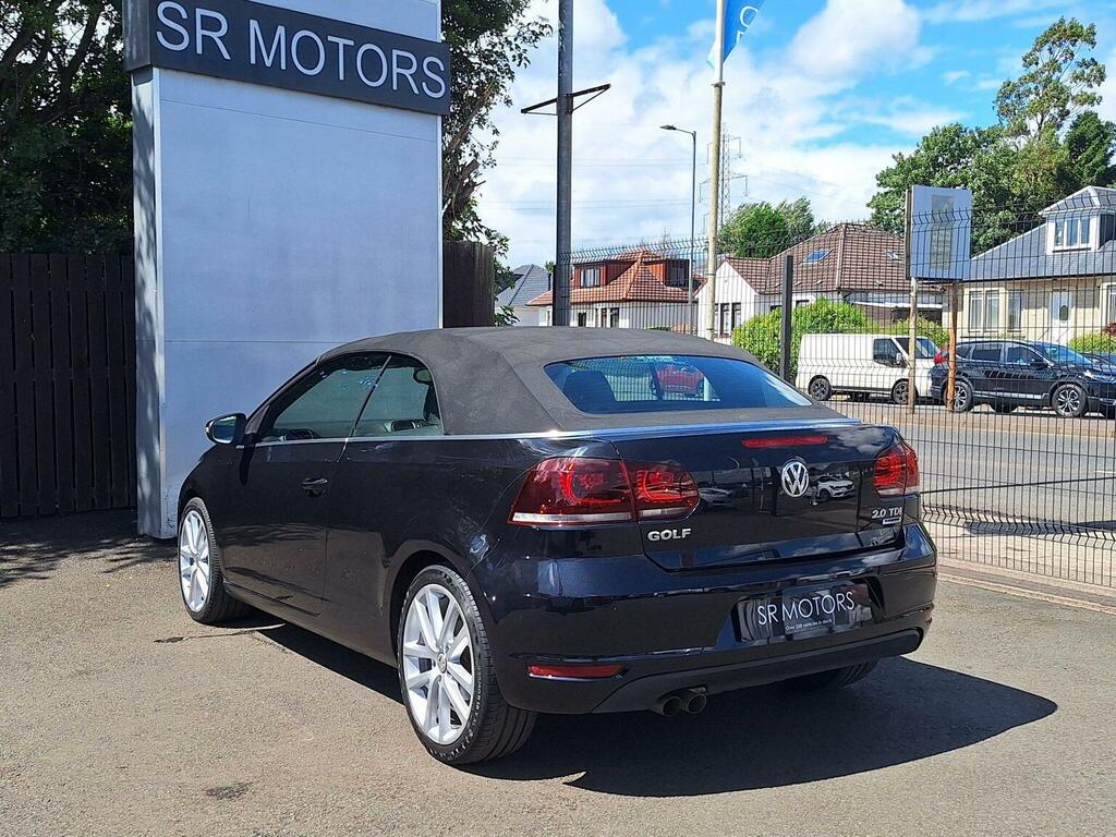 Volkswagen Golf Convertible 2.0 Tdi Bluemotion Tech Gt Cabriolet E Black #4
