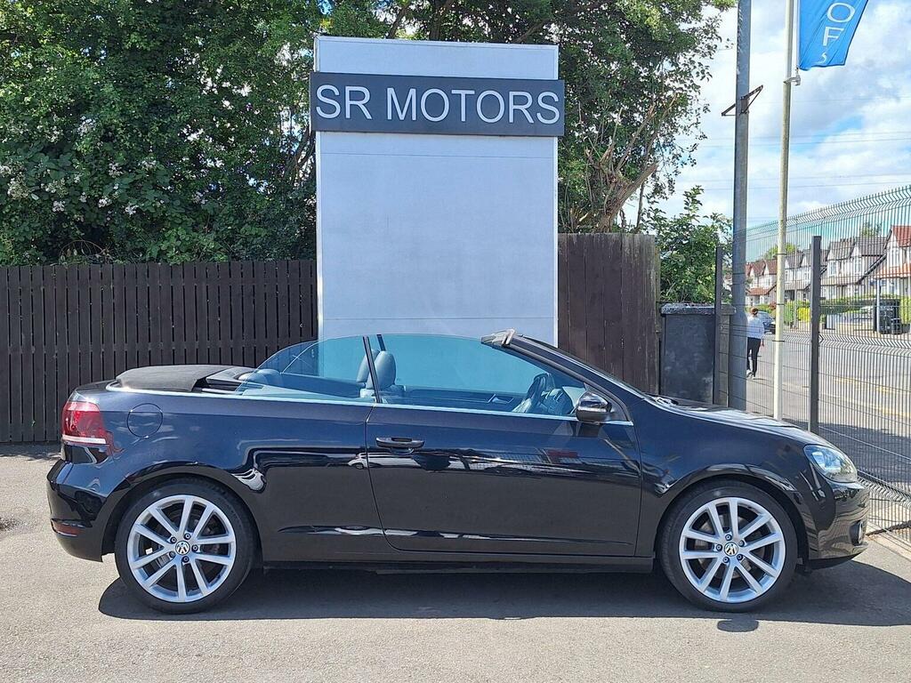 Volkswagen Golf Convertible 2.0 Tdi Bluemotion Tech Gt Cabriolet E Black #6