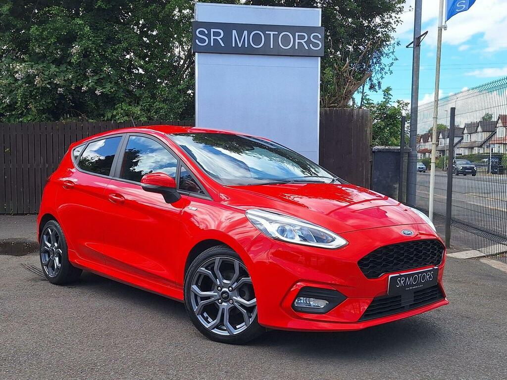 Ford Fiesta Hatchback 1.0T Ecoboost St-line Euro 6 Ss Red