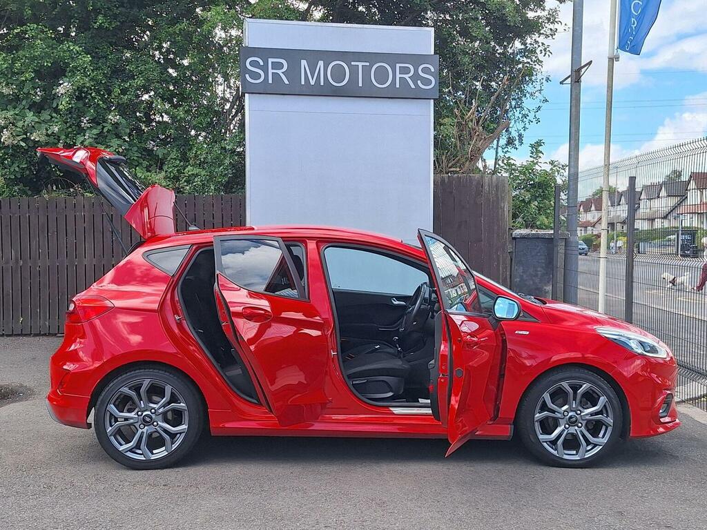 Ford Fiesta Hatchback 1.0T Ecoboost St-line Euro 6 Ss M11VYJ Red #6